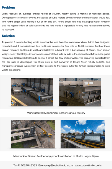 Energy Saving Innovations in Modern Multirake Bar Screen Systems