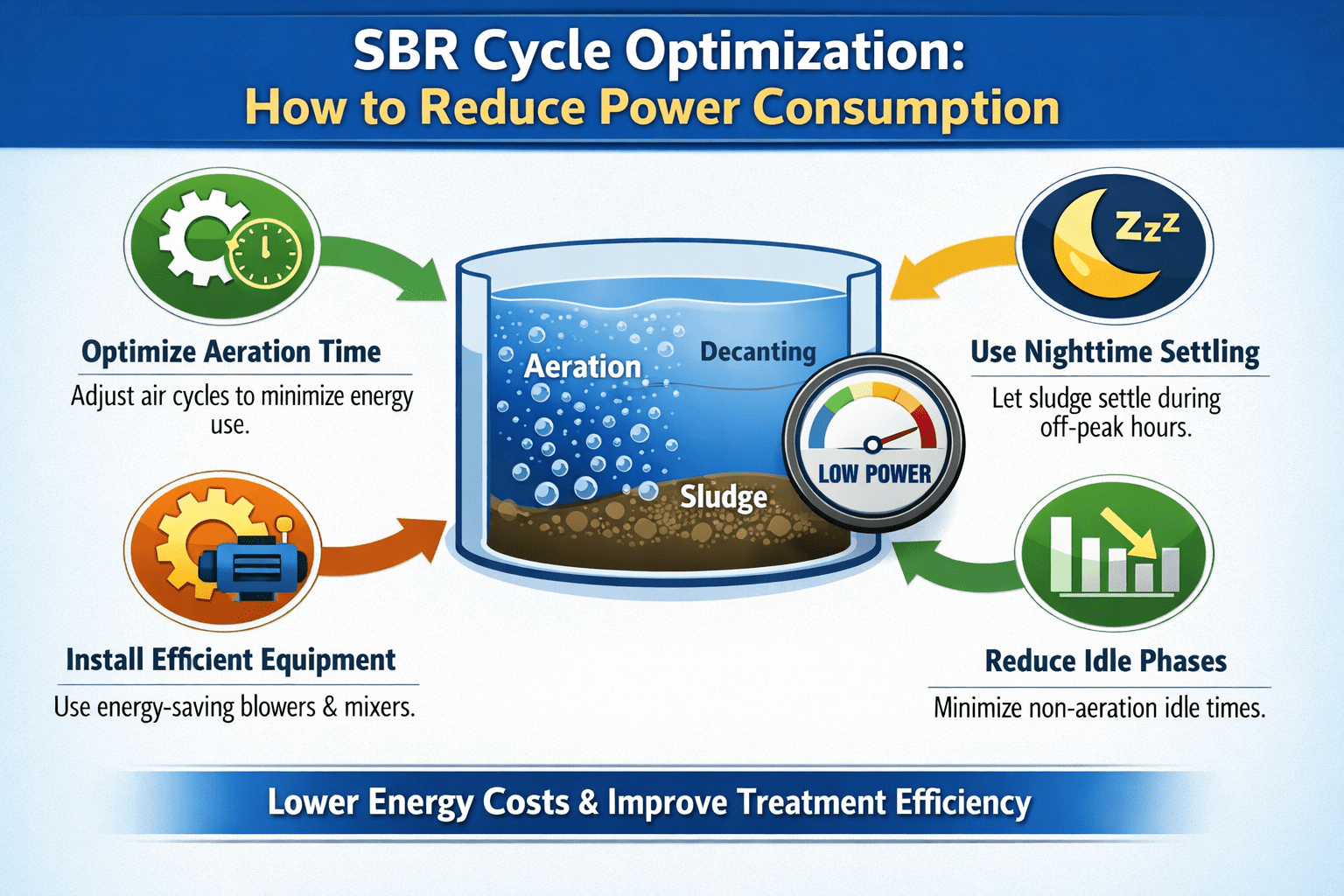 SBR Cycle Optimization: How to Reduce Power Consumption Without Affecting Effluent Quality