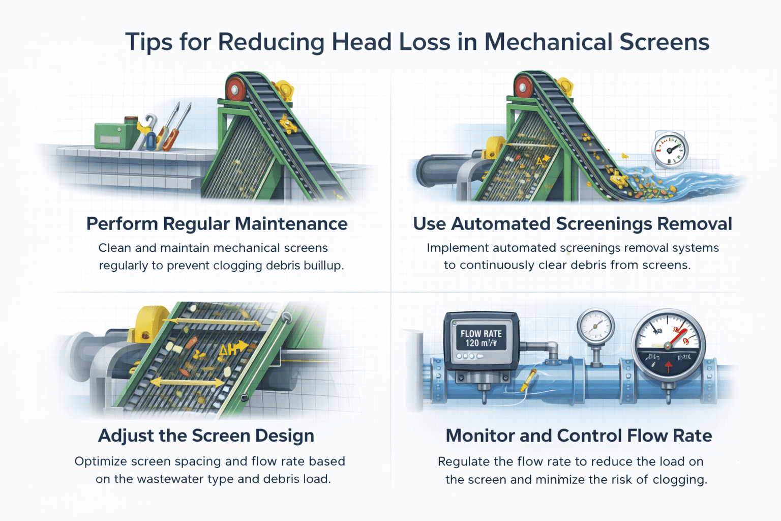 Head Loss in Mechanical Screens