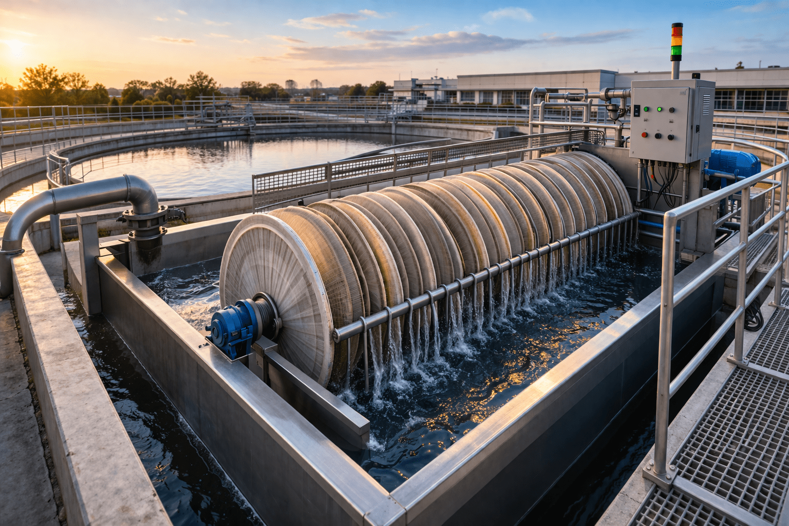 Pile Cloth Disk Filter Explained: How It Achieves Low Turbidity / Low TSS Polishing And Where It Fits After Secondary Treatment