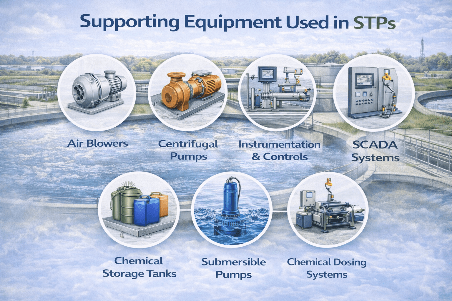 Supporting Equipment Used in STPs