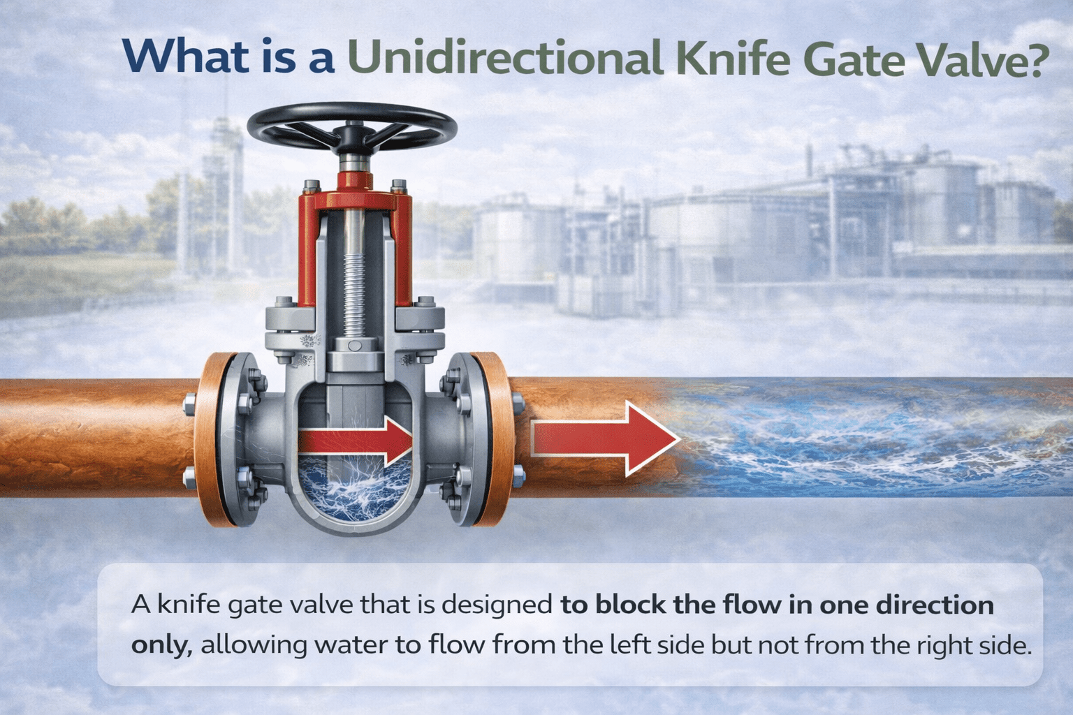 What is a Unidirectional Knife Gate Valve?